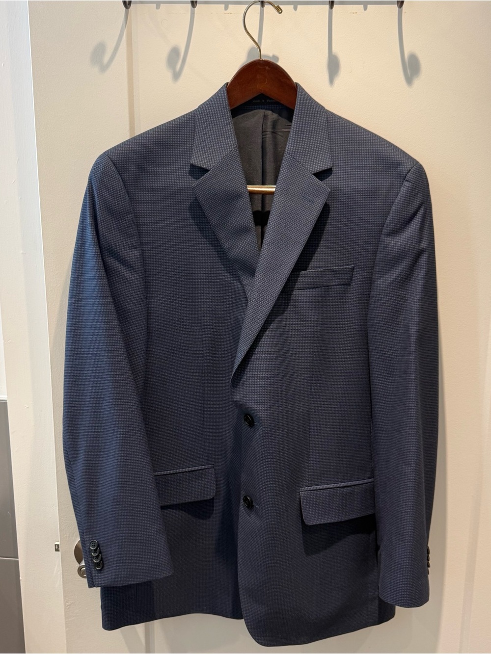 Michael Kors Dark Navy Two-Button Sport Coat Size 40L